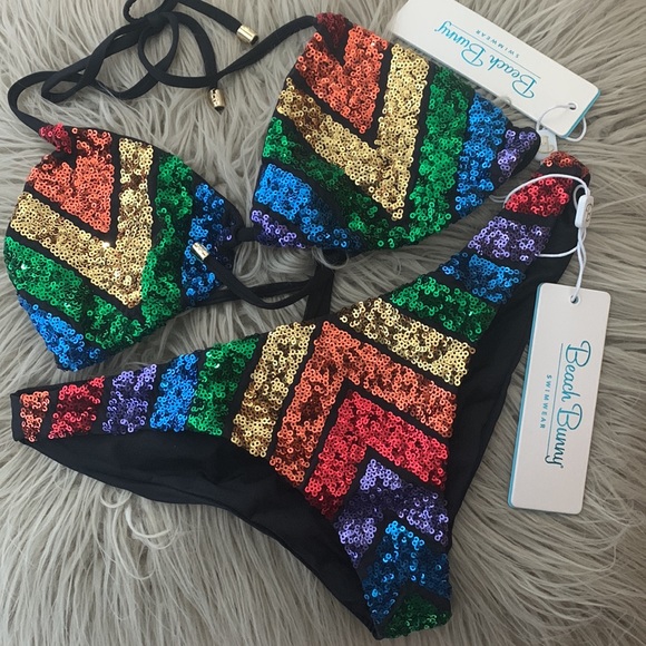 Beach Bunny rainbow Angela - Picture 1 of 5